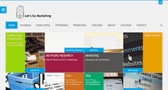 Desktop Screenshot of letsgomarketing.com