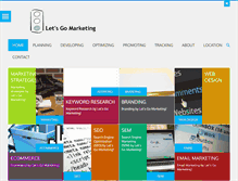 Tablet Screenshot of letsgomarketing.com